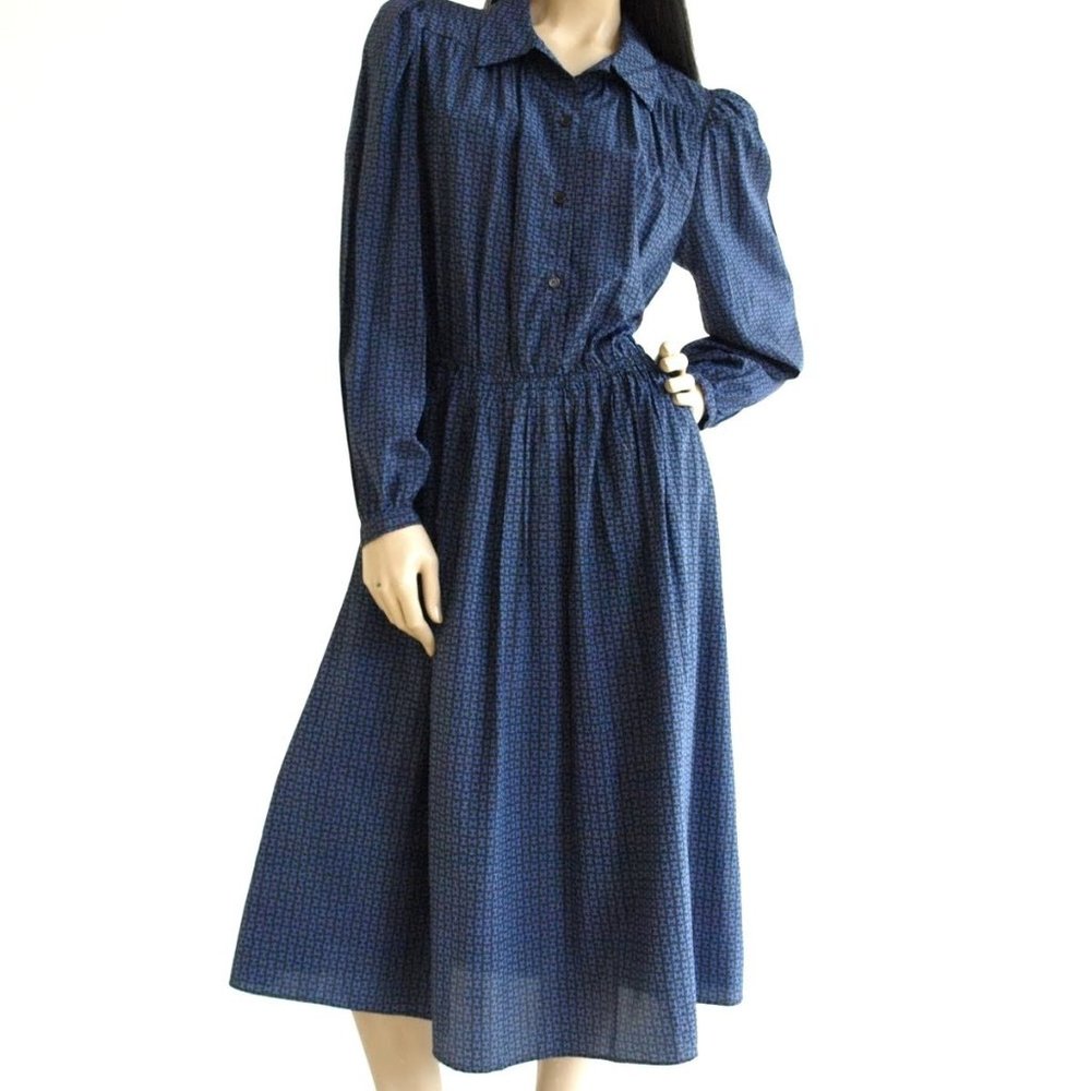 Vintage Halston III logo dress
